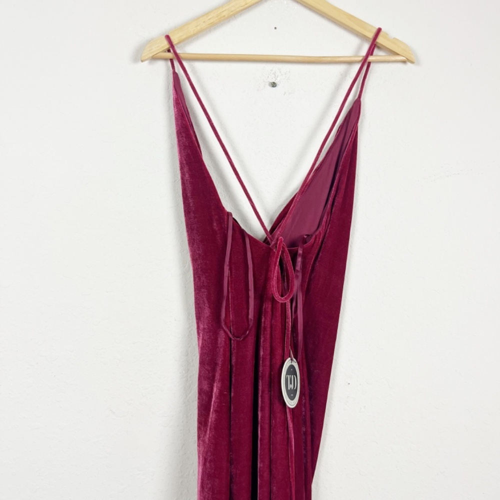 The Jetset Diaries Angulia Velvet Maxi Dress Size Small - Picture 7 of 9
